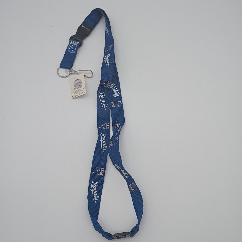 Lanyard Neck Clip Keychain  Kansas City Royals
